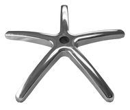 an aluminum starfish on a white background