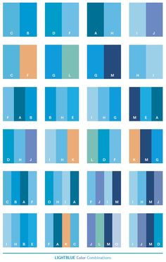 Kombinasi warna biru yang cocok untuk rumah dan warna website Cool Color Palette, Graphisches Design, Good Color Combinations, Blue Palette, Design Seeds, Blue Color Schemes, Blue Colour Palette