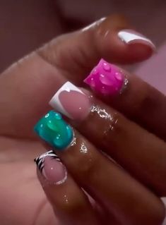 Valentines Day Nails 2025, Nails No Charms, Duck Nail Designs, Cashapp Card, Unique Acrylic Nail Designs, Relationship Pics, Interacial Couples, Retro Nails