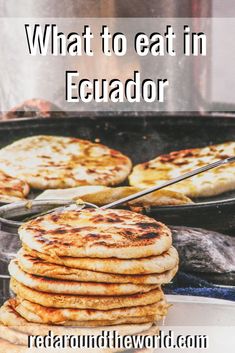 what to eat in equador with text overlay