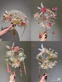 Chinese Fan, Handmade Gifts Diy, Barbie Dress Fashion, Pinterest Diy Crafts, Fantasy Props, Magical Jewelry, Kawaii Accessories, Neck Line, Dessin Adorable