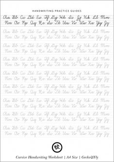 handwriting writing practice guide for children and adults