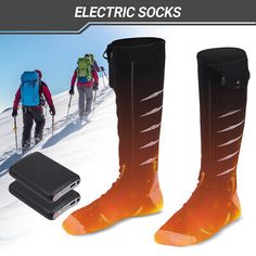 ad eBay - Electric Heated Socks Rechargeable Battery Warm Socks Winter Foot Warmer Outdoor - Buy Now, click the link (eBay)