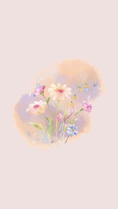 Pastel Flower Wallpaper, Jelly Wallpaper, Pretty Wallpapers Tumblr, Abstract Art Wallpaper, Cute Flower Wallpapers, Wallpaper Nature Flowers, Cute Patterns Wallpaper, Simple Wallpapers