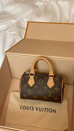 Louise Vuitton Bag, Nano Speedy Louis Vuitton Outfit, Lv Bag Aesthetic, Lv Bags Louis Vuitton Handbags, Bags Aesthetic Luxury, Luxury Bags Aesthetic, Louis Vuitton Bag Aesthetic, Designer Bags Aesthetic, Louis Vuitton Brown Bag