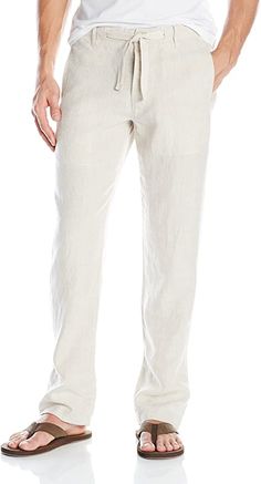 Linen Pant, Linen Shirt Men, Mens Pants Fashion, Pants For Men, Perry Ellis, Mens Pants Casual