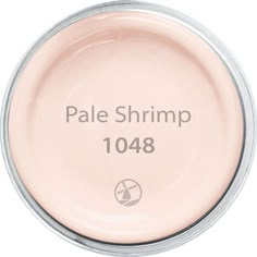 pale pink nail polish with the words pale shrimp 1048 on it