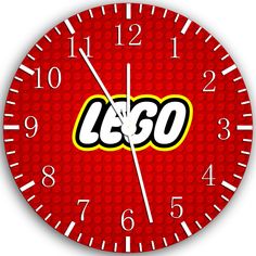 a clock with the word lego on it