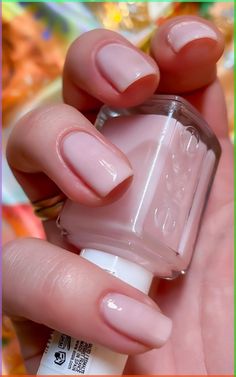 A complete review of the Essie Mademoiselle nail polish with swatches – a gorgeous sheer pink nail polish perfect for the clean girl aesthetic! - - - - nude essie nail polish colors - sheer essie nail polish swatch - essie ballet slippers - essie not just a pretty face - light pink essie nail polish colors