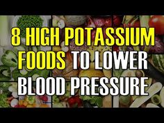 8 High Potassium Foods to Lower Blood Pressure - YouTube Lower Blood Pressure Naturally Quickly, Food To Lower Blood Pressure, Food For High Blood Pressure, Foods To Lower Blood Pressure, Whole Plant Based Diet, Reducing Cholesterol, High Potassium Foods, Potassium Foods, High Blood Pressure Diet