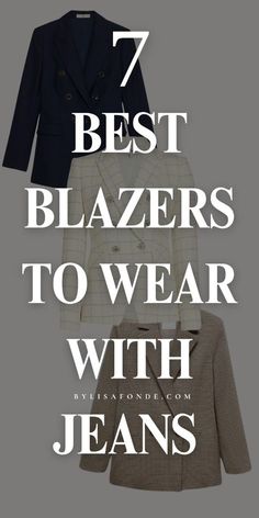 Classic Fashion Looks, Blazer Dress Outfits, Jeans Outfit For Work, Jacket Outfit Women, Office Life, Denim Blazer, Classic Blazer