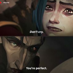 Jinx Quotes, You're Perfect, Get Jinx, Jinx League Of Legends, League Of Legends Characters, Best Pics, Lol League Of Legends, Dont Cry, You Are Perfect