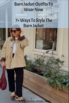 barn jacket, barn jacket outfits, how to style barn jacket, fall fashion, fall style, fall outerwear Barn Jacket Outfits 2024, Normcore Style Outfits, Barn Jacket Outfits, Fall And Winter Fashion, Jacket Outfit Women