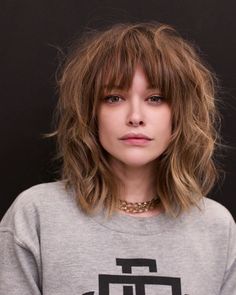 Mid Length Hair Edgy, Medium Shag Side Part, Shaggy Messy Haircuts, Shaggy Shoulder Length Hair Straight, Short Shag With Bangs Thick Hair, Short Shag With Bangs Fine Hair, Short Modern Shag, French Shag Haircut, Short Shag Bob