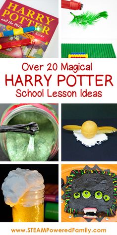 harry potter school lesson ideas for children to make with their own books and crafting supplies