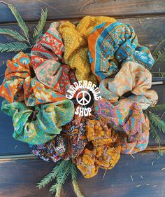 "Recycled silk bohemian scrunchies are extremely soft and handmade! Get them in a 3 pack, 5 pack or 6! They are 1 of a kind and each print and color will be different. Made with recycled fabric so each is completely unique and will not be exact to the photos :) GORGEOUS! Bright and fluffy and Eco friendly ♻️🌱 Regular scrunchies - about 6\" wide Mini scrunchies/kids size or small pony tail size - about 3-4\" wide" Try Everything, 70s Hippie, Hippie Clothes, Ribbon Wrap, Vegan Gifts, Makeup Makeover, Silk Hair, Hair Scrunchies, Silk Sari