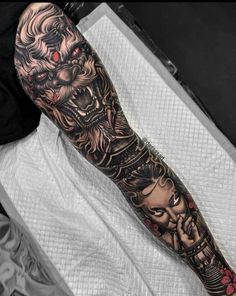 Black And Grey Tattoos Half Sleeve Men, Full Hand Tattoo Men Sleeve, Men Leg Sleeve Tattoo Ideas Japanese, Tattoo For Man Leg, Tattoo Full Hand Men, Men’s Japanese Tattoo Sleeve, Full Shoulder Tattoo Men, Full Leg Tattoo Men Japanese, Shoulder And Arm Tattoo For Men