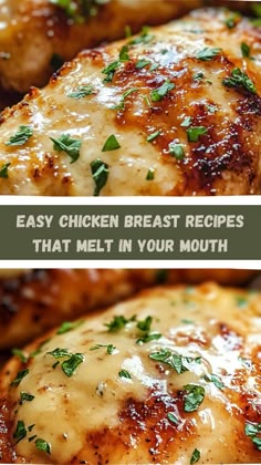 Easy Chicken Breast Recipes for a Perfect Dinner Rotation Discover new ways to make easy chicken breast recipes. These mouth-watering dishes are ideal for busy weeknights and guaranteed to melt in your mouth. 20 Minute Chicken Recipes, Melt In Your Mouth Chicken Recipe, Chicken Breast Easy Recipes Quick, Recipe Using Chicken Breast, Mouth Watering Chicken, Different Ways To Make Chicken Breast, Chicken Breast With Sauce Recipes, How To Make Juicy Chicken Breast, Savory Chicken Breast Recipes