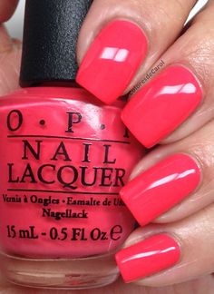 Colores de Carol OPI Brazil Collection, Swatches and Review Opi Base Coat Nail Polish, Pink Nail Colors, Opi Nail Colors, Nails Opi, Coral Nails, Toenail Polish, Opi Nail Polish, Hello Lovely, Colorful Nail Designs