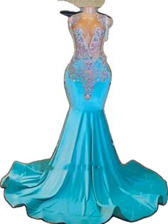 Prom Season Banquet Dress With Rhinestones, Rhinestone Dresses For Banquet And Prom Season, Rhinestone Dress For Banquet And Prom Season, Banquet Dresses With Rhinestones For Prom Season, Homecoming Embellished Mermaid Dress With Fitted Bodice, Embellished Gown With Long Train For Prom, Embellished Gown With Long Train For Prom Season, Pageant Evening Dress With Sweep Train, Satin Prom Dresses With Rhinestones