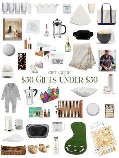 the ultimate gift guide for under $ 50 includes gifts, toiletries, and more