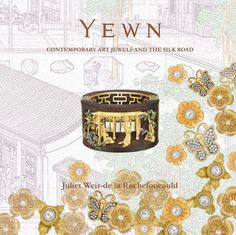 a book cover with an image of a gold bracelet and flowers on the front page