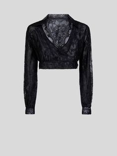 CHEMISE CROPPED EN DENTELLE | Chemises | ETRO Not Found, Chemise