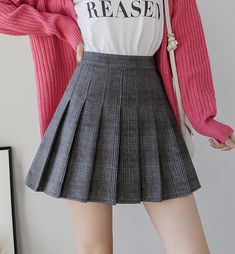 Cute A line plaid skirt short skirtFabric: blendedColor: khaki, graySize(cm): S, M, L, XL, 2XL, 3XLS length 36.5 waist 58-60 waist 84M length 37 waist 62-64 waist 88L length 37.5 waist 66-68 waist 92&ltp&gtXL length 38 waist 70-72 waist 96&lt/p&gt&ltbr/&gt&ltp&gt2XL length 38.5 waist 74-76 waist 100&lt/p&gt&ltbr/&gt&ltp&gt3XL length 39 waist 78-80 waist 104&lt/p&gt&ltbr/&gt Rok Korean Style, Skirt Short, Winter Skirt, Plaid Skirt, Short Skirt, Plaid Skirts, Tartan Plaid, New Wardrobe, Winter Women