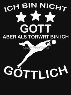 a black shirt with white lettering that says gott aber als torrt binch got