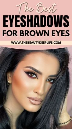 Eye Makeup For Dark Brown Eyes Natural, Eyeshadow Looks For Brown Hooded Eyes, Best Shadow For Brown Eyes, Best Color Eyeshadow For Brown Eyes, Matte Eyeshadow Looks For Brown Eyes, Best Eyeshadow Colors For Brown Eyes, Best Eyeshadow Palette For Brown Eyes, Best Eyeshadow For Brown Eyes Over 50, Makeup Looks For Dark Brown Eyes