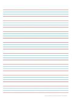 Four Lines Worksheet, Four Line Page, English Four Line Page, English Lines For Writing, Four Lines English Worksheet, 4 Lines For Writing English, Write Alphabet Worksheet, Writing Lines Template, Kindergarten Lined Paper