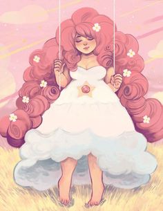 Rose Quartz Steven, Rose Quartz Steven Universe, Steven Universe Gem, Steven Universe Fanart, Universe Art, Space Rock, Wow Art, Crystal Gems, A Drawing