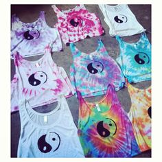 Tie Dye Ying Yang Tank Top by CosmicUnicornz on Etsy, $18.00 Rave Outfits Festivals, Cheap Tank Tops, Tie Dye Fashion, How To Tie Dye, Festival Gear, Tie Dye Shirts, Ying Yang, Rave Outfits, Pastel Goth