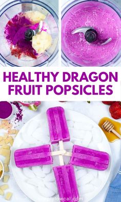 healthy dragon fruit popsicles are the perfect way to celebrate your child's first birthday