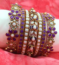 💥 *Sale....Sale....Sale* 💥💥  🌸🌸Beautiful..high quality . Hand made thread bangles..all Sizes.. Can be customised...   👉🏻 *Price  -950/- Free Shipping.* ✨   👉🏻Low Price - High Quality 🔥 👉🏻Book Before Stock Out 🔥 Thread Bangles Design Bridal, Wedding Bangles, Attitude Girl