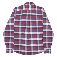 Item is in good used condition. >Size: S >Armpit To Armpit: 19" >Armpit To Cuff: 22" >Collar To Hem: 28" Classic Red Cotton Flannel Shirt, Red Collared Cotton Shirt, Red Cotton Flannel Long Sleeve Shirt, Red Cotton Long Sleeve Flannel Shirt, Red Long Sleeve Cotton Flannel Shirt, Classic Red Cotton Shirt, Wholesale Shoes, Mens Shirt, Cardigan Coat