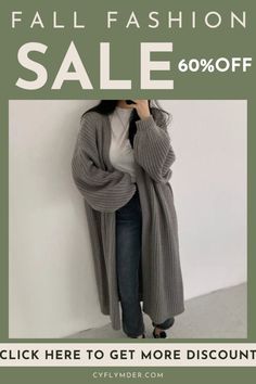 Autumn Winter Fashion Female Vintage Full Sleeve Loose Warm Knitwear Long Sweaters Cardigan Women Casual Sweater Coats Outwear #WinterFashion #WinterStyle #WinterOutfitIdeas #WomenWinterFashion #CozyWinterLooks #ColdWeatherFashion #WinterWardrobe #FashionInspiration #WinterOOTD #WinterFashionTrends Cheap Cardigans, Long Knit Cardigan, Sweaters Cardigan, Casual Sweater, Fashion Female, Cold Weather Fashion, Cardigan Women, Long Sweaters Cardigan, Loose Sweater