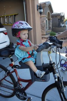 WeeRide Kangaroo bike seat for babies and toddlers.- awesome idea! Odds And Ends, Baby Seat, Cruiser Bike, The Garage