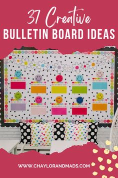 a bulletin board with the words creative bulletin board ideas