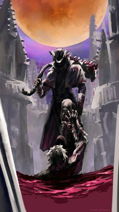 Bloodborne Hunter Art, Bloodborne Hunter, The Bloodline