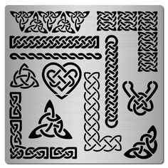 PRICES MAY VARY. ❤[METAL STENCIL] - 1Pc 6.3x6.3 inch metal celtic knot template, designed with 12 styles patterns, about 0.5~3.6 inch, which is very practical. ❤[WIDE APPLICATION] - Metal templates can not only be used for drawing shapes, scrapbooks, handicrafts, fabrics, canvas, glass, calligraphy and other projects like ordinary painting templates, but also can be applied to spray painting, pyrography, wood burning, leather burning, carving, etc. ❤[STAINLESS STEEL] - Made of stainless steel, r Canvas Furniture, Memorial Tattoo Quotes, Wood Burning Patterns Stencil, Celtic Triquetra, Viking Symbol, Wood Burning Techniques, Stencils For Painting, Magic Spell Book, Reusable Stencils