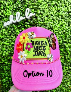 Fun Summer Birthday Hat, Trendy Summer Birthday Hat, Summer Letter Print Hat For Gift, Novelty Mini Hats For Birthdays, Novelty Mini Hats For Birthdays, One Size Fits Most, Novelty Mini Hats For Birthday, Novelty Mini Hats For Birthday, One Size Fits Most, Summer Hats With Letter Print For Gifts, Playful Pink Mini Hat For Summer