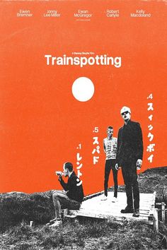 the movie poster for trainspotting