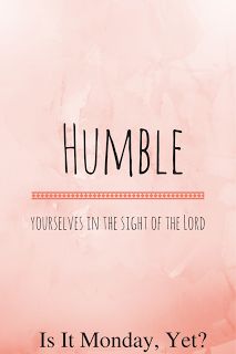 a pink background with the words humble is it monday, yet?