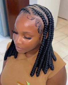 60 Pop Smoke Braids Hairstyles For Black Women In 2024 Braids With Knots, Cornrows Natural Hair, Quick Braids, Short Box Braids Hairstyles, Braided Hairstyles For Black Women Cornrows, Big Box Braids Hairstyles, Feed In Braids Hairstyles, Box Braids Hairstyles For Black Women, Braids Hairstyles Pictures