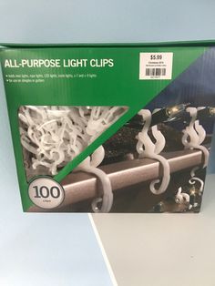 the box is full of all purpose light clips