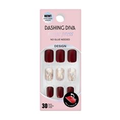 Magic Press on Nails Wannabe Wicked - Medium Dashing Diva Magic Press on Nails Wannabe Wicked - Medium | Assorted | Sally Beauty Deep Burgundy Nails, Dashing Diva, Burgundy Nails, Sally Beauty, Shattered Glass, Hair Detangler, Deep Burgundy, Accent Nails, Nail Sizes