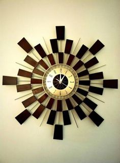 a clock that is sitting on the wall