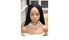 Amazon.com : Braided wig. Watermelon wig. Box braids. Wig for black women,.synthetic wig. Light weight twist wig. : Beauty & Personal Care Water Wave Braids, Wave Braids, Box Braids Knotless, Braids Knotless, Dreadlock Wig, Bob Braids, Box Water