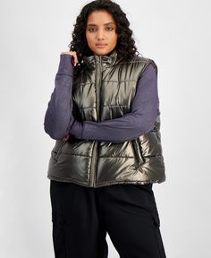 in stock Plus Size Activewear, Puffer Vest, Plus Size Outfits, Puffer, Foil, Active Wear, Pick Up, In Store, Buy Online